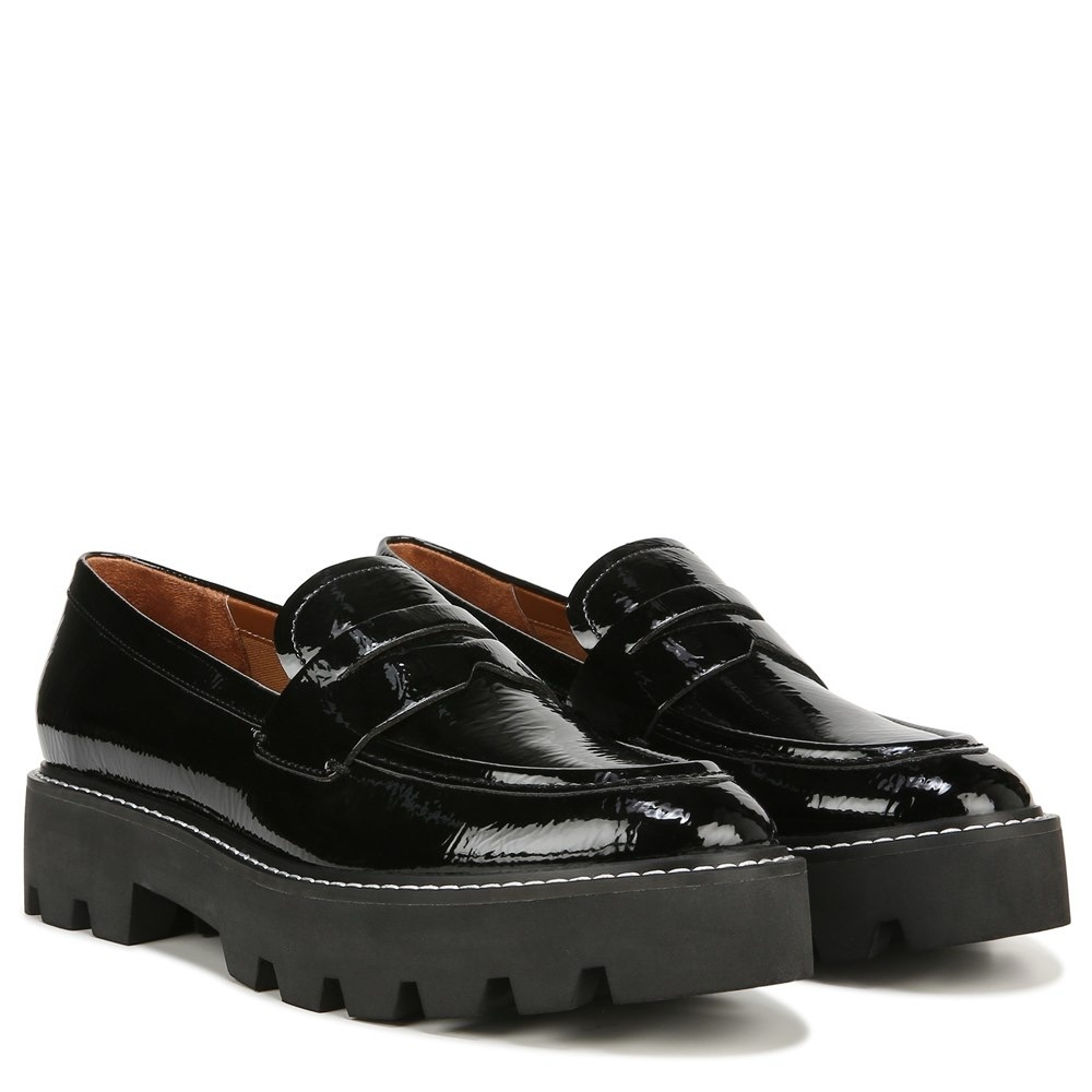 Franco Sarto size 10 black loafers